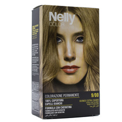 Nelly Color Hair Dye Extra Light Blonde 9/00- Ekstra Açık Sarı 9/00 - Nelly Professional