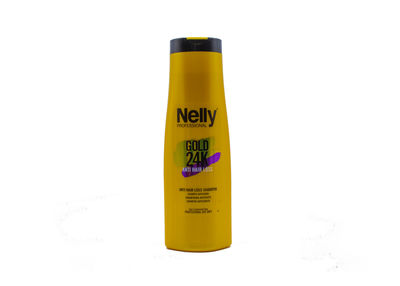 Nelly Professional Gold Anti Hair Loss 24K Shampoo- 24K Dökülme Karşıtı Şampuan 400 ml