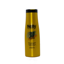Nelly Professional - Nelly Professional Gold Greasy Hair 24K Shampoo - 24K Yağlı Saçlar için Dengeleyici Şampuan 400 ml