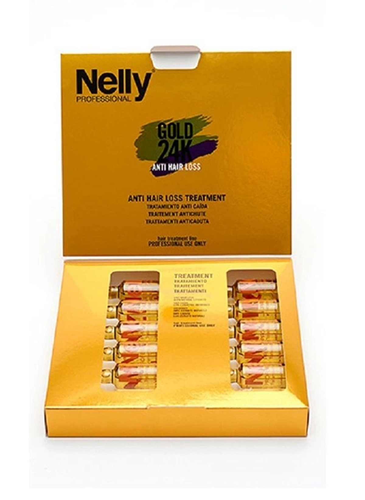 Nelly Professional Gold Anti-Hair Loss Treatment- 24K Dökülme Karşıtı Bakım - Thumbnail