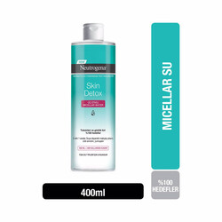 Neutrogena - Neutrogena Skin Detox Makyaj Temizleme Suyu 400 ml