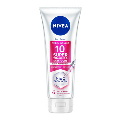 Nivea 10 Super Vitamins Spf 15 Mükemmel Aydınlık Vücut Serumu 170 ml - Nivea