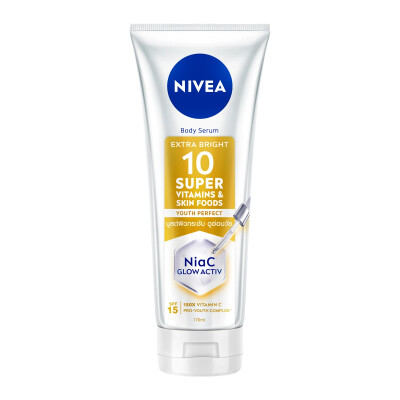 Nivea 10 Super Vitamins Spf 15 Gençlik Işıltısı Vücut Serumu 170 ml - Nivea