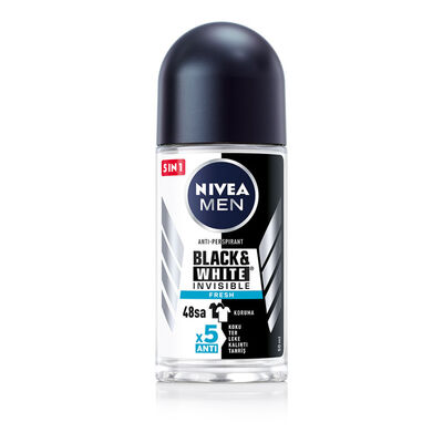 Nivea Invisible Black & White Fresh Deodorant Roll-on 50 ml - 1