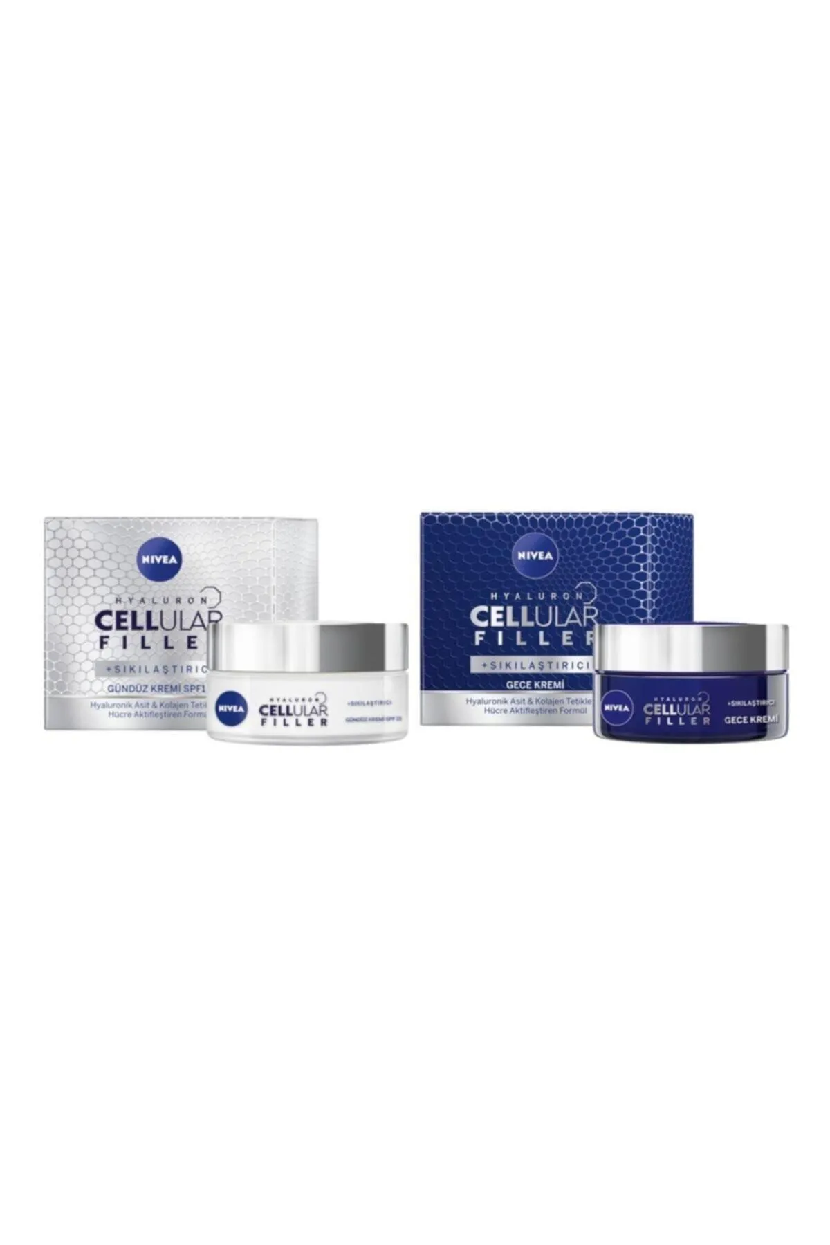 Nivea Expert Filler Cellular Sıkılaştırıcı Gündüz Gece Krem Set 50 ml - Nivea