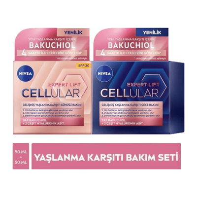 Nivea Expert Lift Cellular Gelişmiş Yaşlanma Karşıtı Gündüz + Gece Bakım Kremi 50 ml