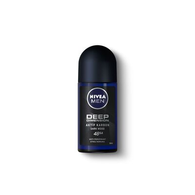 Nivea Men Deep Aktif Karbon Roll On 50 ml - 1