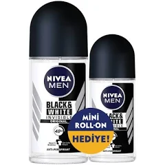 Nivea Men Black White Invisible Original Roll On 50+30 ml - 1