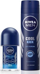 Nivea Cool Kick Deodorant 150 ml +25 ml Roll On Set - Nivea