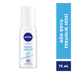 Nivea - Nivea Fresh Natural Pump Sprey Pudrasız 75 ml