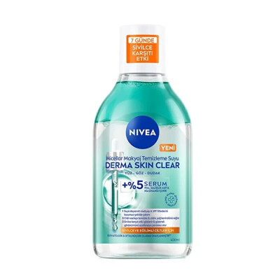 Nivea Derma Skin Clear Micellar Water Makyaj Temizleme Suyu 400 ml - Nivea