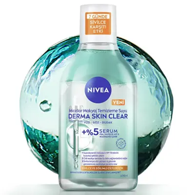 Nivea Derma Skin Clear Micellar Water Makyaj Temizleme Suyu 400 ml - 2