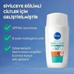 Nivea Derma Skin Clear Uv Fluid Spf50 Krem 40 ml - 2