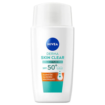 Nivea Derma Skin Clear Uv Fluid Spf50 Krem 40 ml - Nivea