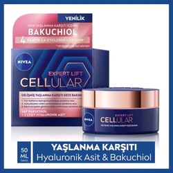 Nivea Cellular Expert Lift Yaşlanma Karşıtı Gece Bakım Krem 50 ml - Thumbnail