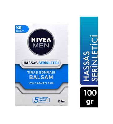 Nivea Men Hassas Serinletici Tıraş Sonrası After Shave Balsam 100 ml - 1