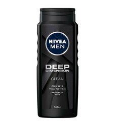 Nivea - Nivea Men Deep Dimension Clean Duş Jeli 500 ml