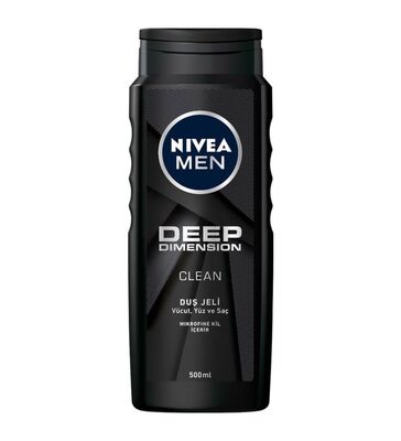 Nivea Men Deep Dimension Clean Duş Jeli 500 ml - 1