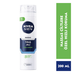 Nivea Men Hassas Ciltler İçin Tıraş Jeli 200 ml - Nivea