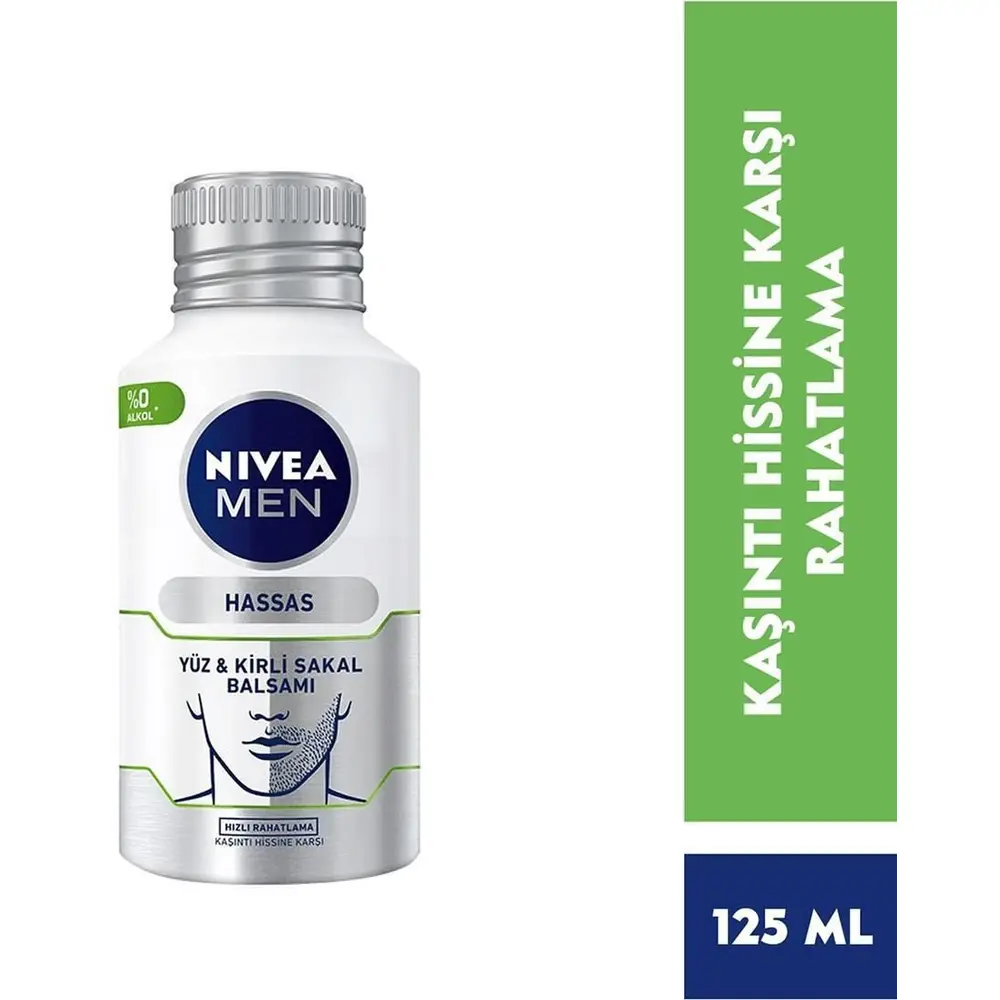 Nivea - Nivea Men Hassas Yüz Kirli Sakal Balsamı 125 ml