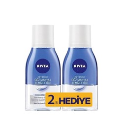 Nivea - Nivea Göz Makyaj Temizleyici Çift Etkili 125 ml 1+1