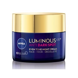 Nivea Luminous 630 Even Tone Leke Karşıtı Gece Kremi 50 ml - Thumbnail