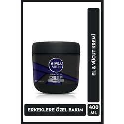 Nivea Men Deep Impact Body Cream Vücut Kremi 400 ml - Thumbnail