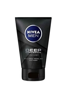 Nivea Deep Dimension Yüz ve Sakal Yıkama Jeli 100 ml