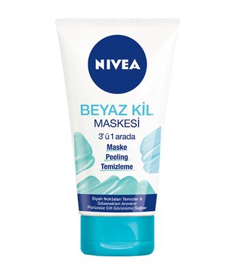 Nivea Sivilce Karşıtı 3'ü 1 Arada Beyaz Kil Maskesi 150 ml - 1