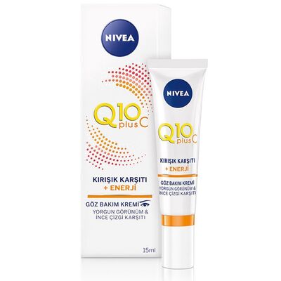 Nivea Q10 plus C Kırışık Karşıtı + Enerji Göz Bakım Kremi 15 ml - 1