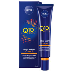 Nivea - Nivea Q10+ C Kırışık Karşıtı Enerji Cilt Uykusu Kremi 40 ml