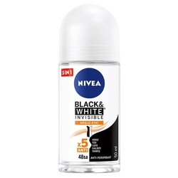 Nivea Black & White Invisible Güçlü Etki 48H Kadın Roll-On 50 ml - Thumbnail