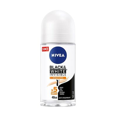Nivea Black & White Invisible Güçlü Etki 48H Kadın Roll-On 50 ml - 1