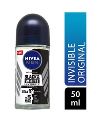 Nivea - Nivea Men Black White Invisible Original Roll On 50 ml