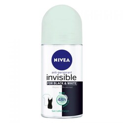 Nivea Black & White Roll On Invisible Fresh 50 ml - Nivea