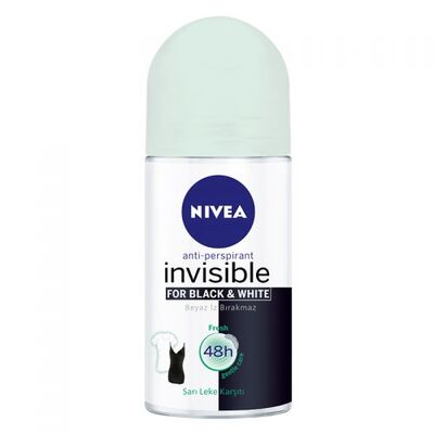 Nivea Black & White Roll On Invisible Fresh 50 ml - 1