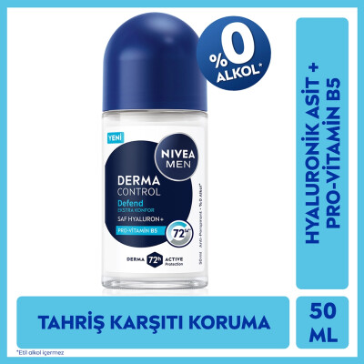 Nivea Men Roll-on Deodorant Derma Control Defend 50 ml - Nivea