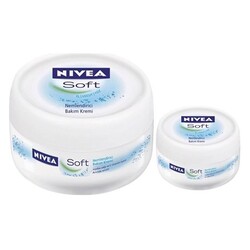 Nivea Soft Nemlendirici Bakım Kremi 300 ml + 50 ml - Nivea