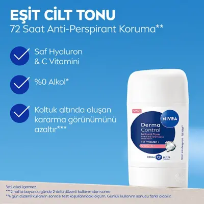 Nivea Women Derma Control Natural Tone Stick 50 ml - 2