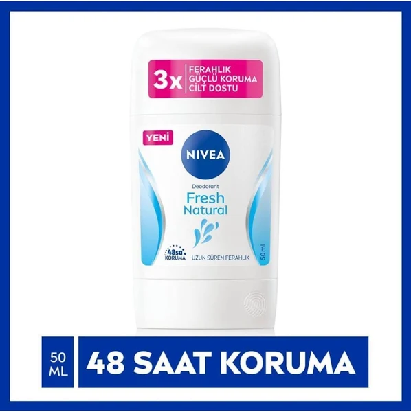 Nivea Fresh Natural Women Deostick 50 ml - Thumbnail