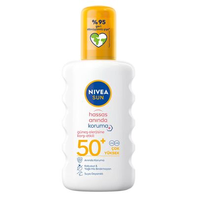 Nivea Sun Hassas Anında Koruma Güneş Alerjisine Karşı Güneş Spreyi Spf 50 200 ml - 1