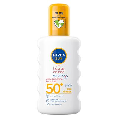 Nivea Sun Hassas Anında Koruma Güneş Alerjisine Karşı Güneş Spreyi Spf 50 200 ml