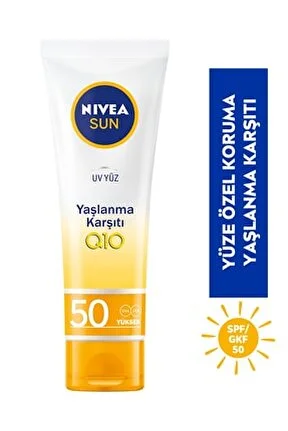 Nivea - Nivea Sun Yaşlanma & Leke Karşıtı Yüz Kremi Spf 50 50 ml