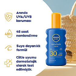 Nivea Sun Koruma Nem Spf 30 Sprey 200 ml - 2