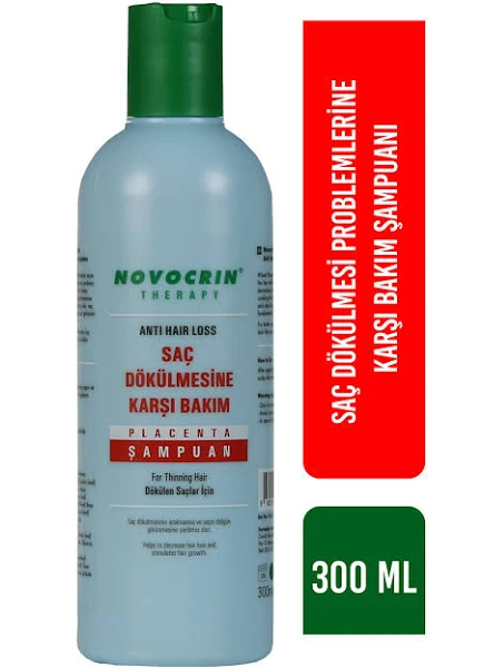 Novocrin Placenta Saç Dökülmesine Karşı Şampuan 300 ml - Novocrin