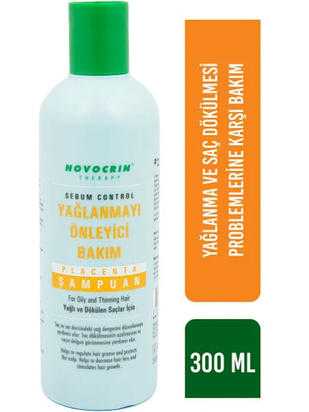 Novocrin - Novocrin Placenta Yağlanmayı Önleyici Bakım Şampuanı 300 ml