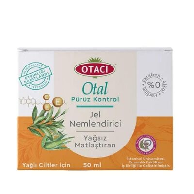 Otacı Otal Pürüz Kontrol Yağsız Matlaştıran Jel Nemlendirici 50 ml - 1