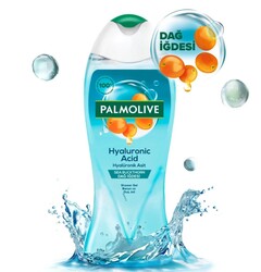 Palmolive - Palmolive Hyaluronic Acid Doğal Dağ Idesi Özlü Nemlendirici Banyo Ve Duş Jeli 500 ml 