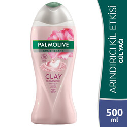 Palmolive - Palmolive Duş Jeli Clay Rejuvenatıon Rose Oil 500 ml