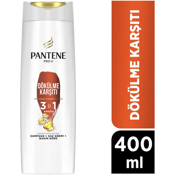 Pantene - Pantene Şampuan Dökülme Karşıtı 3'ü 1 Arada 400 ml